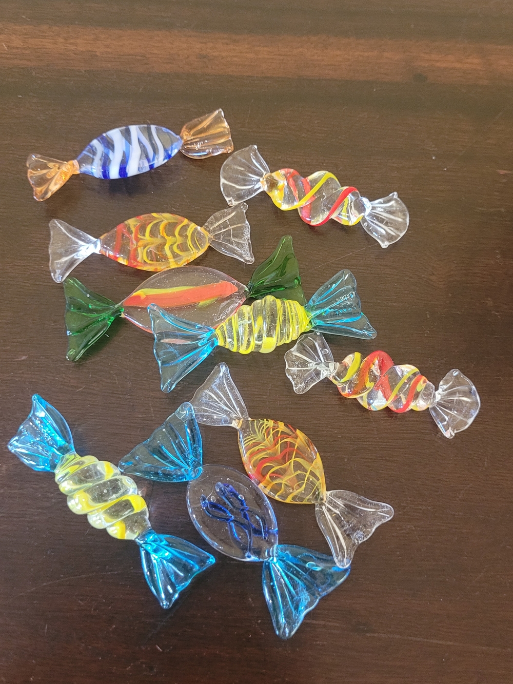 Decorative Glass Candy- Multicolor